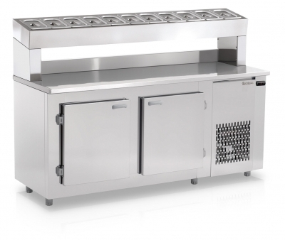 BALCÃO REFRIGERADO DE ENCOSTOCondimentariaGBPZ-190AI (80016.01)