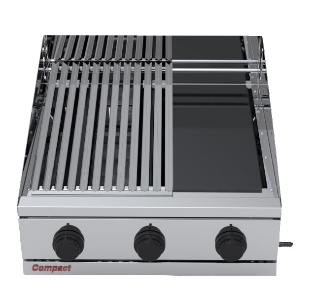 Charbroiler CH600FL Grelha Argentina gás 635×635 Inox